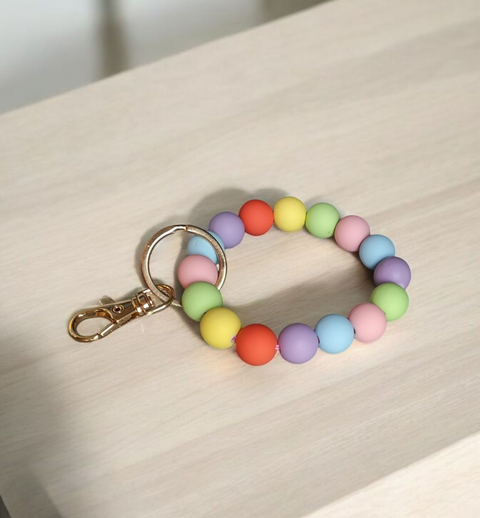 Beaded Wristlet Keychain
