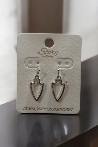 Small KC Arrowhead Earrings