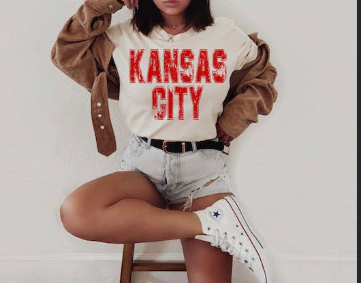 Kansas City Distressed Tee