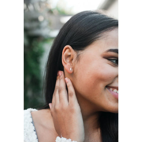 New Moon Gold Earrings - RAISE BAR