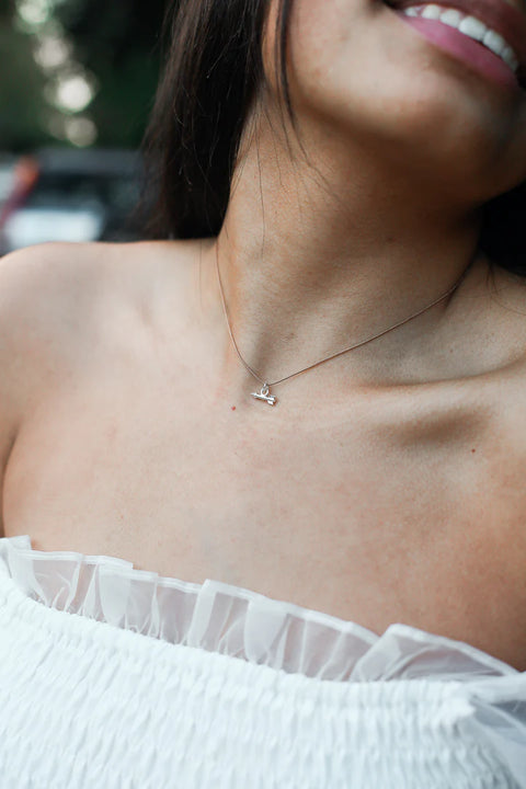 New Moon Gold Necklace - POSITIVE DIRECTIONS