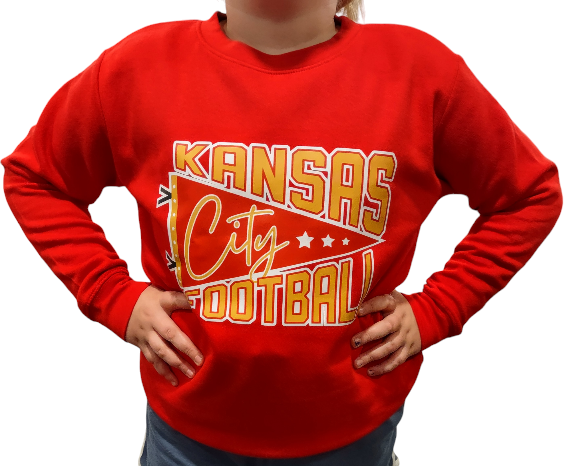 Youth Kansas City Football Pendant Sweatshirt