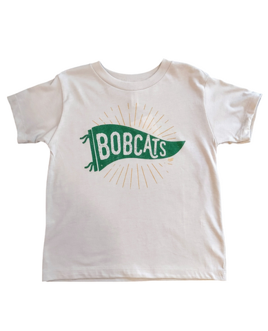 Youth Bobcat Flag Spirit Tee