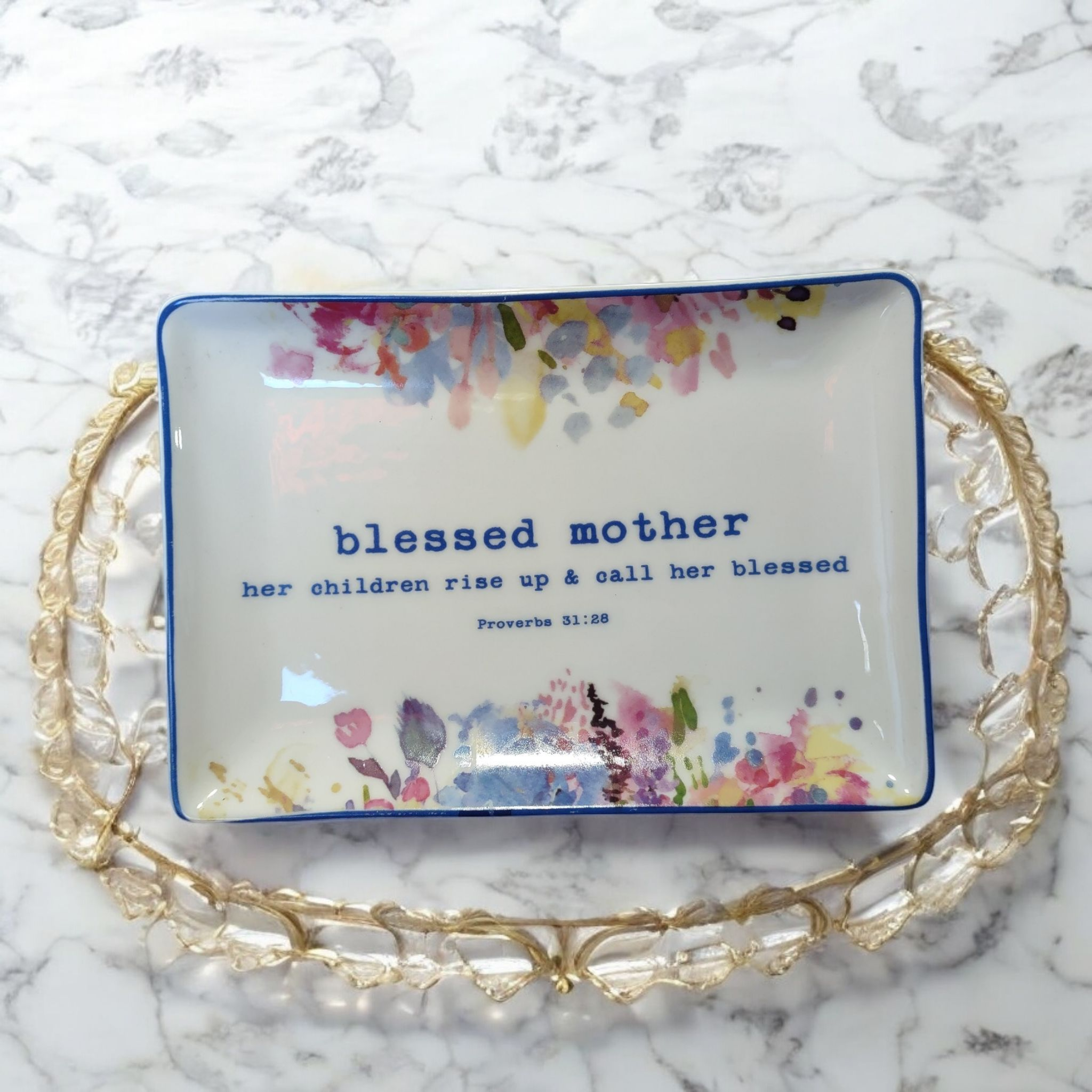 Blessed Mother Trinket Tray