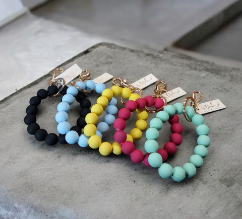 Beaded Wristlet Keychain