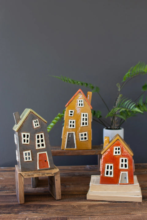 Ceramic House Luminaries