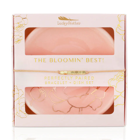 You're the Bloomin' Best - Bracelet + Dish Set