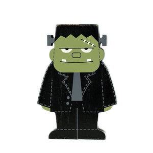4x6 chunky wood shape FRANKENSTEIN  Halloween decor