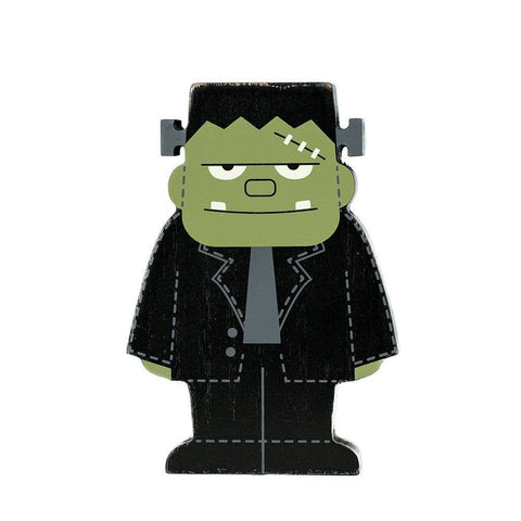 4x6 chunky wood shape FRANKENSTEIN  Halloween decor
