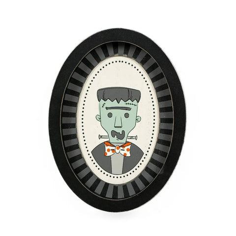 6x8 wood frame sign (FRANKIE)  Halloween  Decor