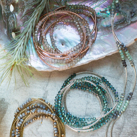 Scout Curated Wears - Scout Wrap : silver lining/gold