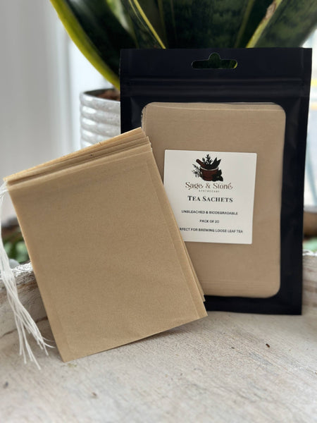 Sage & Stone Apothecary - Tea Sachet biodegradable loose leaf tea bags