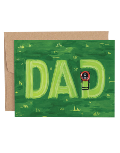 Dad Lawn Greeting Card