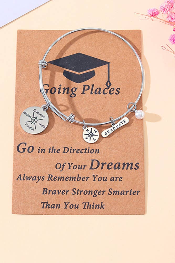 Graduation Card Bracelet for Graduation Gifts