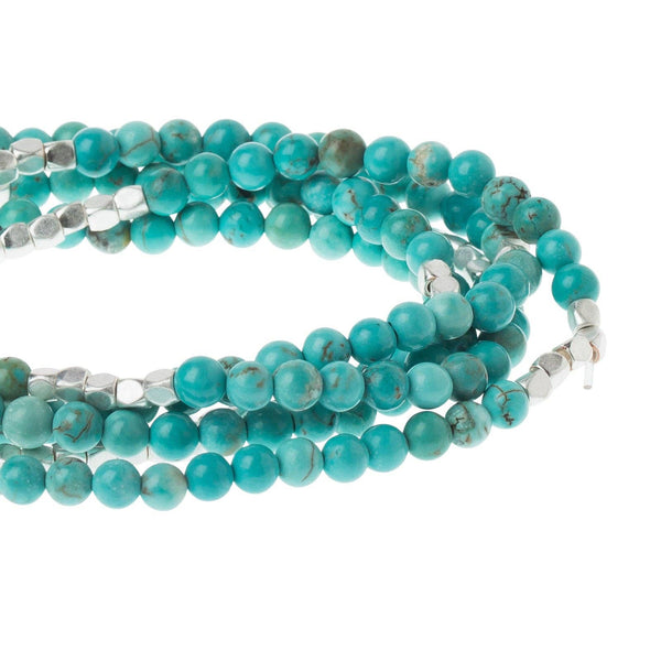 Scout Curated Wears - Stone Wrap: Turquoise/silver - Stone of the Sky