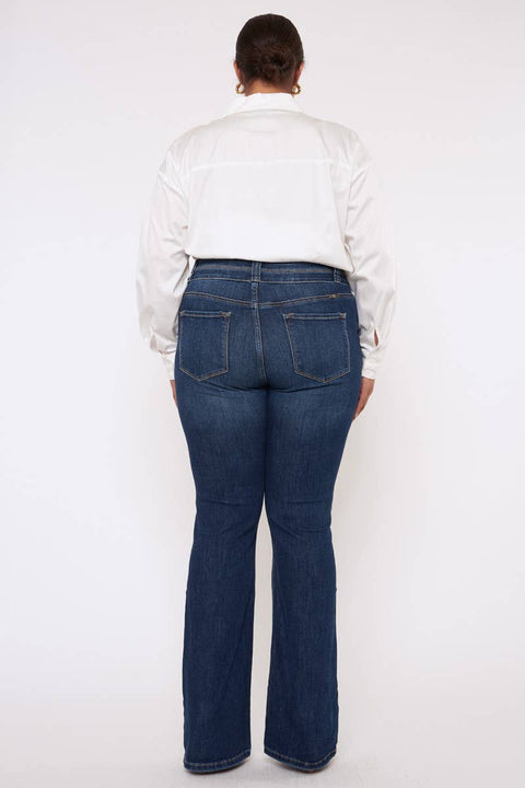Kan Can USA - Plus Size High Rise Bootcut Jeans