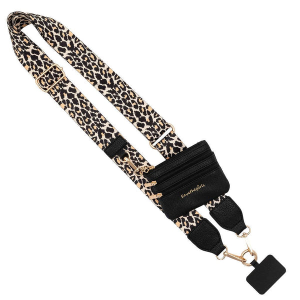 Clip & Go Crossbody Strap w/Zippered Pouch - 3 in 1
