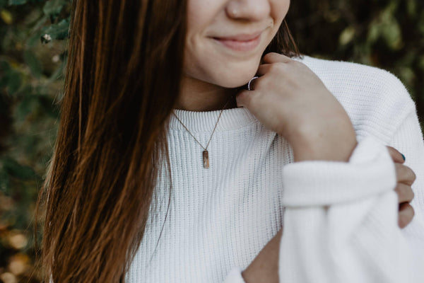 Ever Aster - Fern Necklace: Gold-Filled