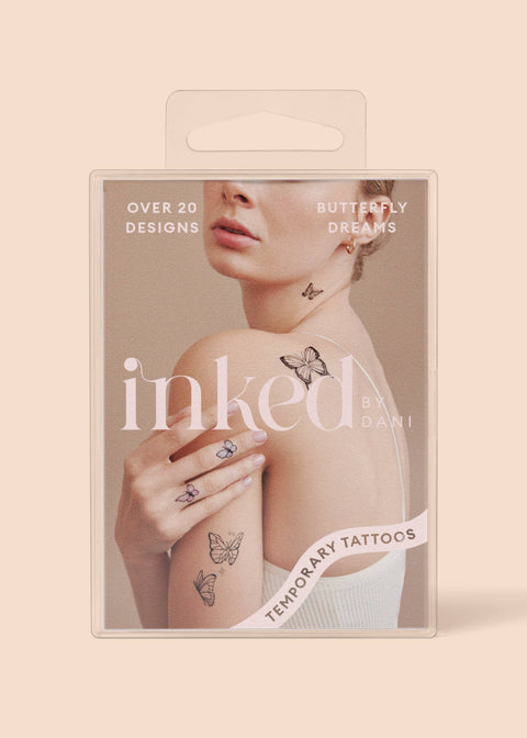 Butterfly Dreams Temporary Tattoo Pack