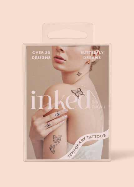 Butterfly Dreams Temporary Tattoo Pack