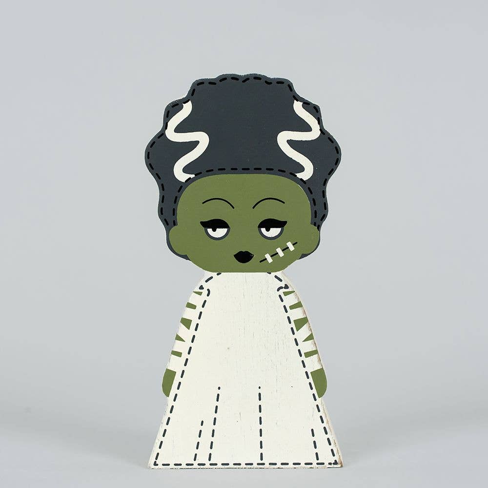 3x6 chunky wood shape (BRIDE)  Halloween  Decor