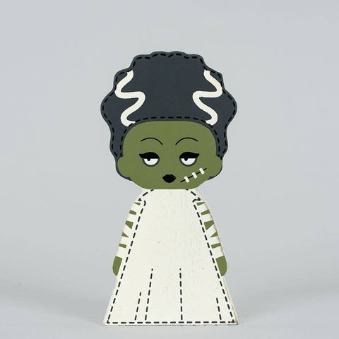3x6 chunky wood shape (BRIDE)  Halloween  Decor