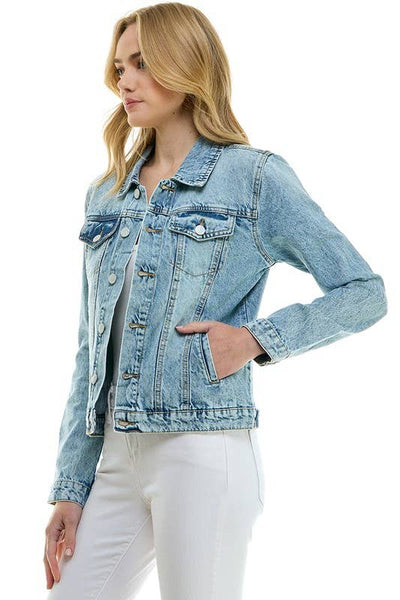 Ladies Cotton Denim Jacket