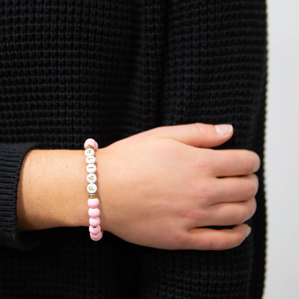 Positivity Beaded Bracelet -  Faith