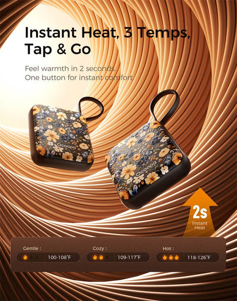 Floral Rechargeable Hand Warmer