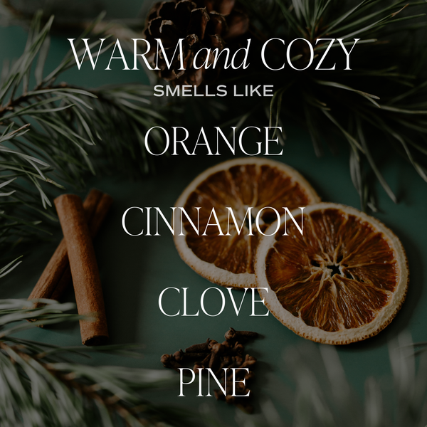 Sweet Water Decor - Warm and Cozy 9 oz Soy Candle - Christmas Home Decor & Gifts