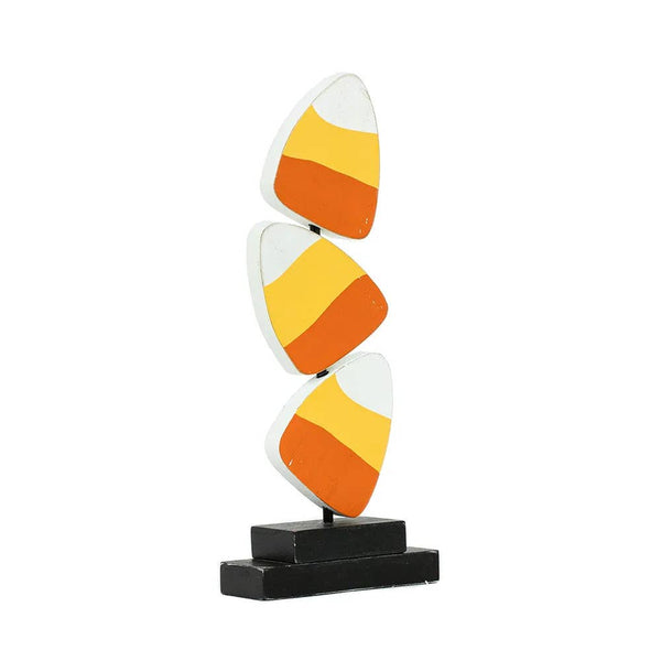 4x10 wood candy corn on stand,  Halloween Fall Decor