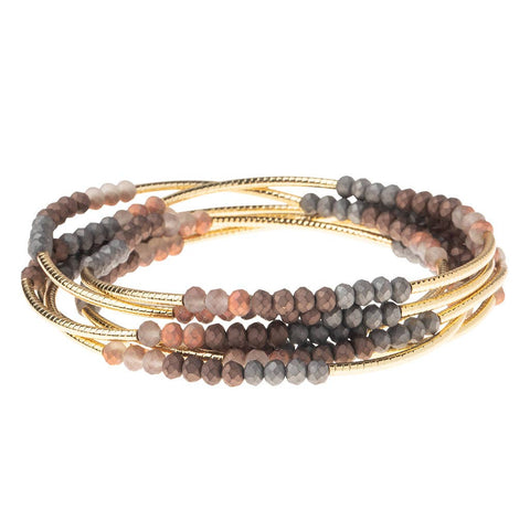 Scout Curated Wears - Scout Wrap : Matte Metallic Tri-Tone/Gold