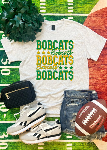 Bobcats Repeat Tee - Adult & Youth