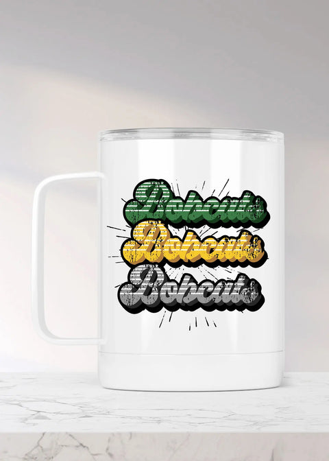 Retro Repeat Bobcats Drinkware