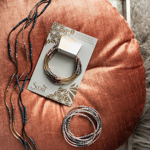 Scout Curated Wears - Scout Wrap : Matte Metallic Tri-Tone/Gold