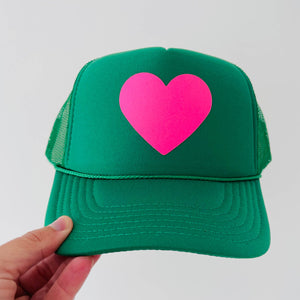 Rad Hat Society - HEART ♥️: Neon Pink / Green