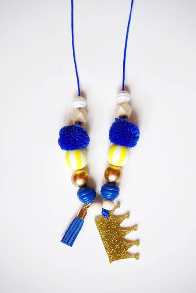 Hazel & Ollie - Kansas City KC Kids/Youth Crown Necklace