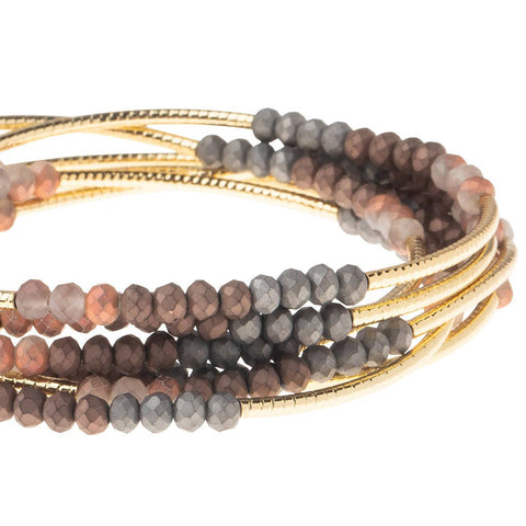 Scout Curated Wears - Scout Wrap : Matte Metallic Tri-Tone/Gold