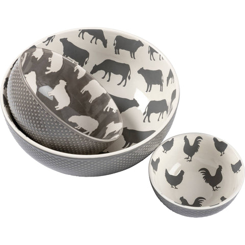 Farm Animals Bowls