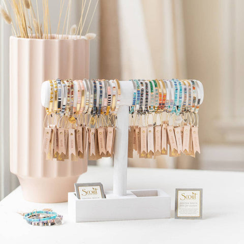 Scout Curated Wears - Good Karma Miyuki Bracelet | Brave - Cobalt/Silver
