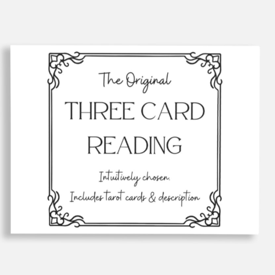 Three Card Tarot Reading- General Life Readings