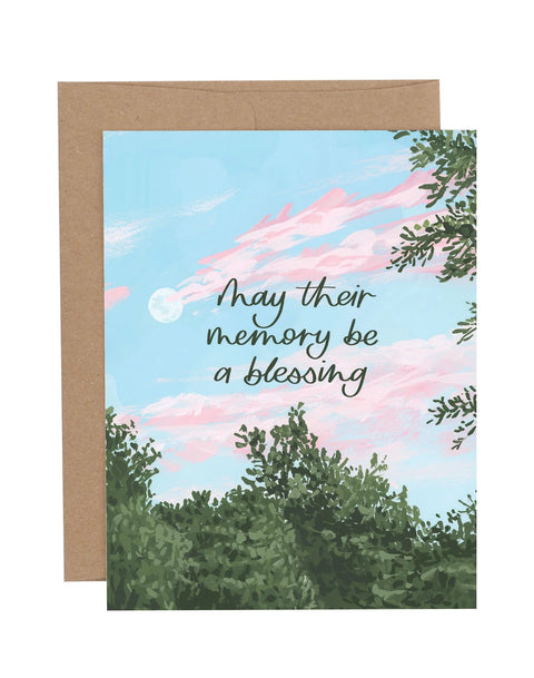 Aurora Moon Sympathy Greeting Card