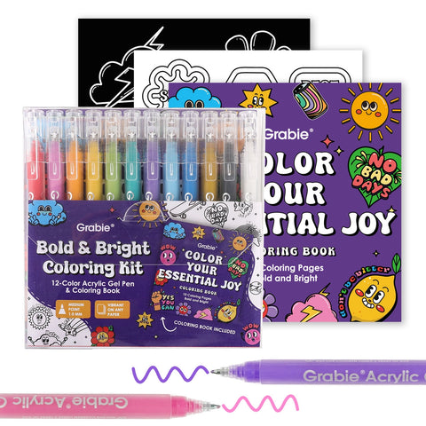 Bold & Bright Coloring Kit