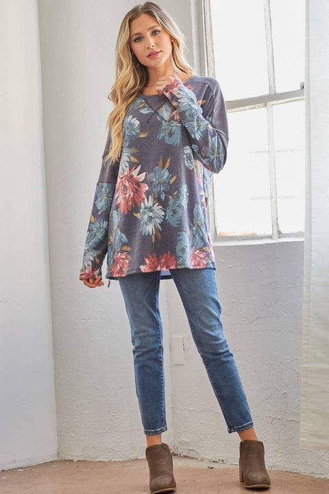Falling for Floral Pullover