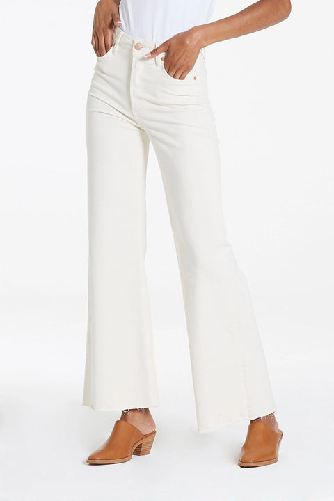Dear John Fiona Wide Leg Jeans in Wheat