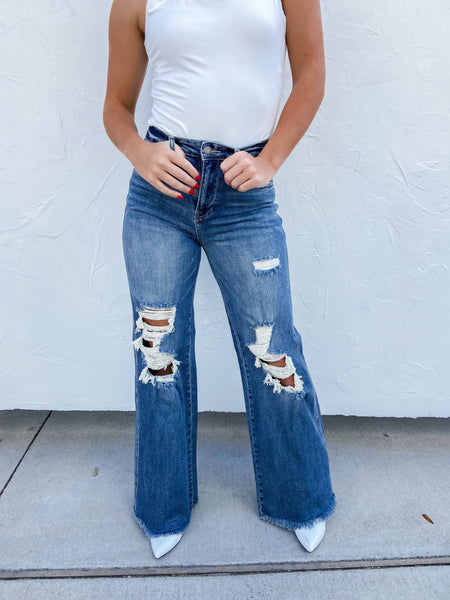 BLAKELEY - BLAKELEY DISTRESSED JEANS: 9