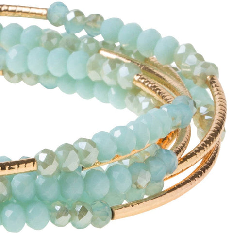 Scout Curated Wears - Scout Wrap : turquoise combo/gold