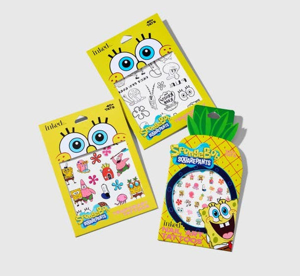 Spongebob: Best Day Ever Temporary Tattoos