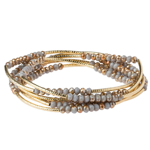 Scout Curated Wears - Scout Wrap : silver lining/gold