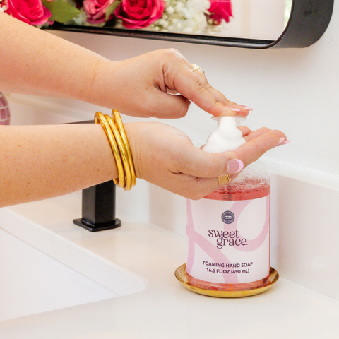 Bridgewater Candle Company - Sweet Grace Foaming Hand Soap | Housewarming Gift